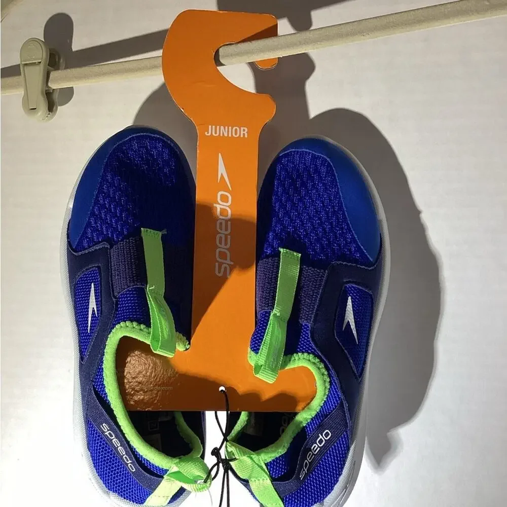 Speedo Junior Aqua and Lime Water Shoes